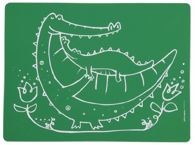 兒童餐墊-鱷魚（綠）