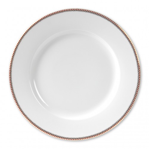 典雅晚餐盤(白)-26.5cm